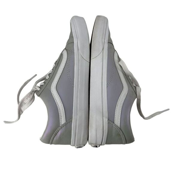 VANS Old Skool Sneakers Iridescent Low Top Womens Size 8.5 Purple Gray Lace Up - Picture 7 of 10